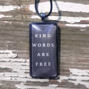 Kind Words Photo Pendant